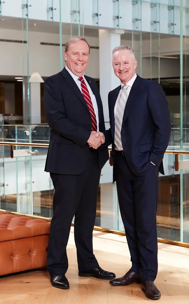 Peter Costello and Hugh Marks - Nine Network