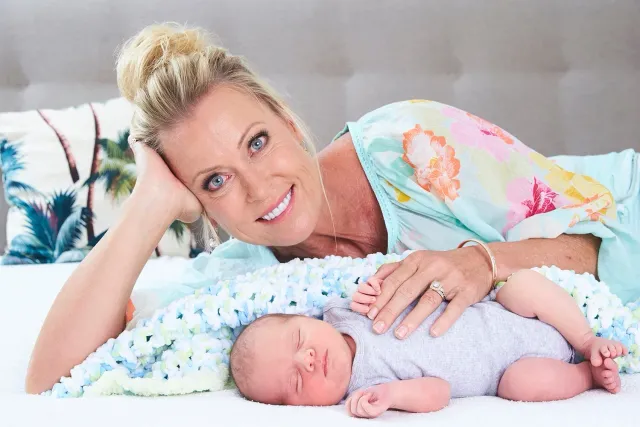 lisa curry + grandson