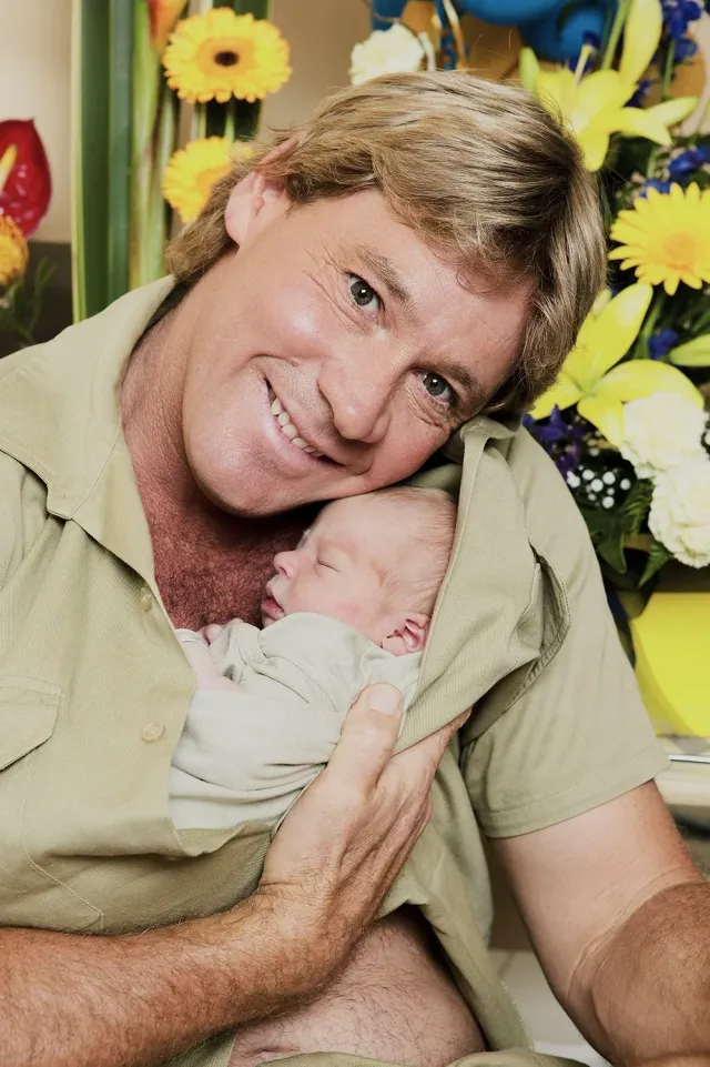 steve irwin + baby robert